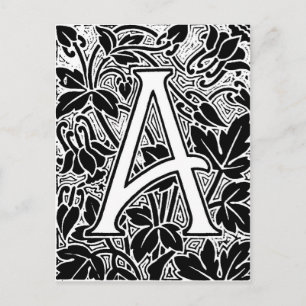 Ornate Brev ’A’ Vykort