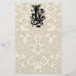 Ornate Brev ’L’ Brevpapper