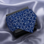 Ornate Classic Blue & White Mediterranean Azulejo Slips<br><div class="desc">Eleganten är avsedd för snäckor i Medelhavet stil och har en sömlös mönster som består av blå och vita prydnadsämnen.</div>