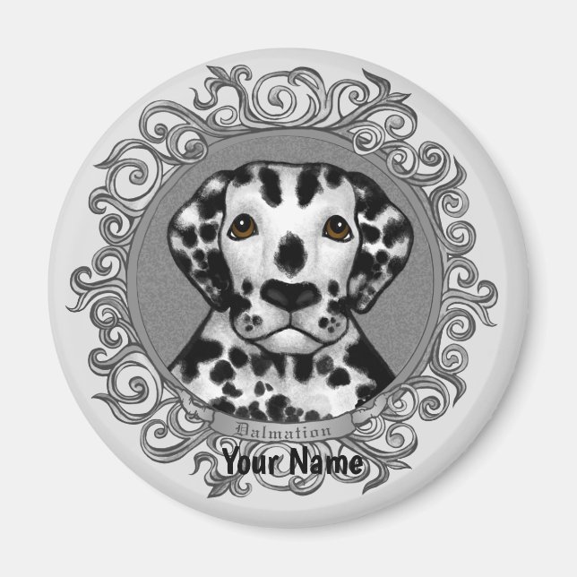 Ornate Dalmatian Magnet (Framsidan)