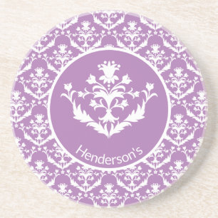 Ornate Damask Patterned Underlägg