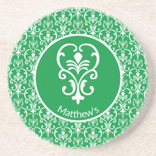 Ornate Damask Patterned Underlägg