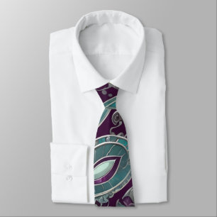Ornate Deep Vin och Turcos Paisley Slips