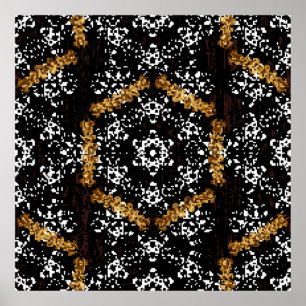 Ornate dekoration. Lyx, royal och viktorianska co Poster