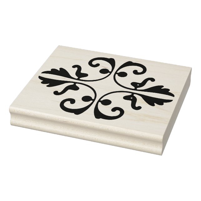 Ornate Dekoration Rubber Art Frimärke Stämpel (Stämpel)