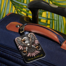 Ornate Eagle Sculpture Bagagebricka