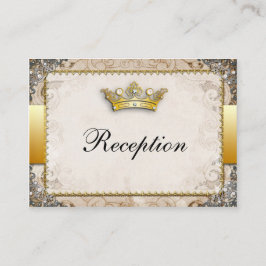 Ornate Fairytale Storybook Wedding Reception Tilläggskort
