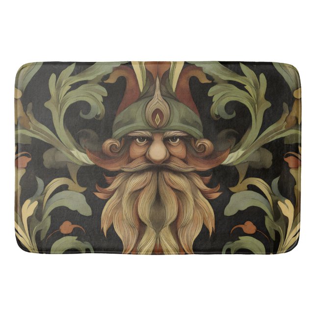 Ornate Fantasy Gnome Badrumsmatta (Framsidan)