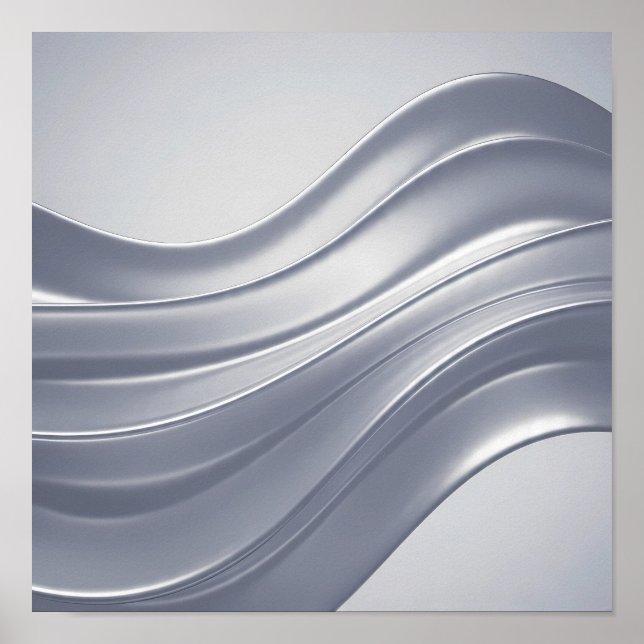 Ornate Flow Ooze Decoupage Template Line Art Poster (Framsidan)