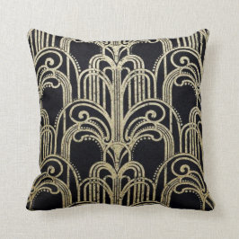 Ornate Fontän Design Art Deco Kudde