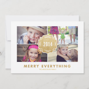 ORNATE FRAME HOLIDAY PHOTO CARD JULKORT