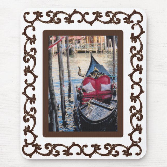 Ornate Framed Gondola i Venezia Musmatta (Framsidan)