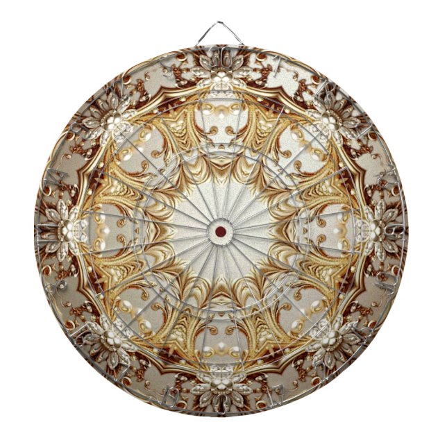 Ornate Gold Dartboard Darttavla (Framsidan)
