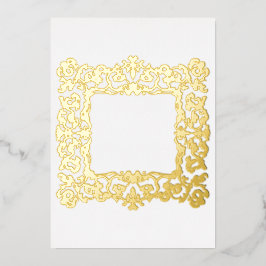 Ornate Golden Baroque Ram Blank