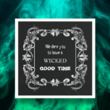 Ornate Gräns Black Halloween