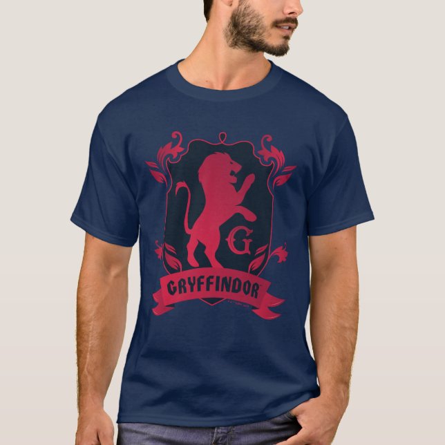 Ornate GRYFFINDOR™ House-Vapensköld T Shirt (Framsida)