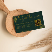 Ornate Guld Frills fånga in Kärlek QR-koden