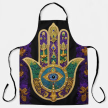 Ornate Guld Tredje Öga Hamsa