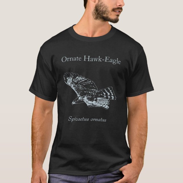 Ornate Hawk-Eagle T Shirt (Framsida)