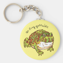 Ornate Horned Frog, un-Frog-gettable Nyckelring