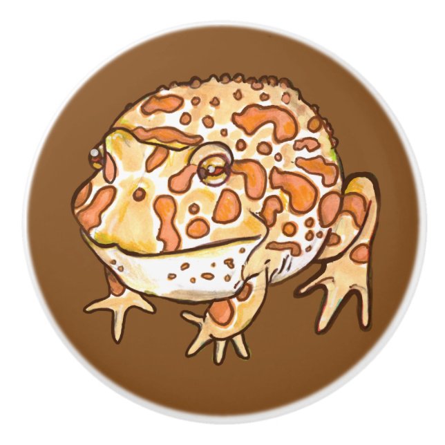 Ornate Horned Frogs Knopp (Framsidan)