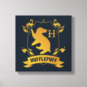 Ornate HUFFLEPUFF™ House-Vapensköld Canvastryck