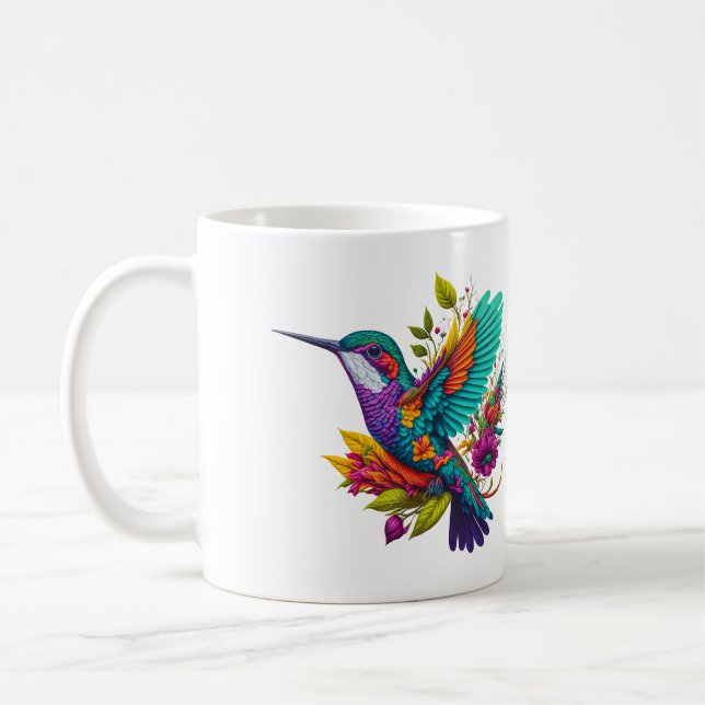 Ornate Hummingbird Kaffemugg (Vänster)