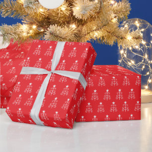 Ornate Julgran Presentpapper