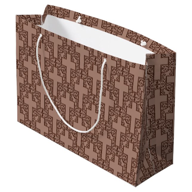 Ornate Kor-20-Brown-GIFT BAG L (Baksidan Vinklad)