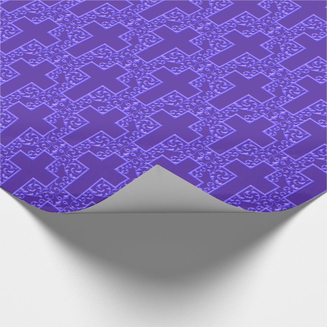 Ornate Kor-9-Lila Presentpapper (Hörn)