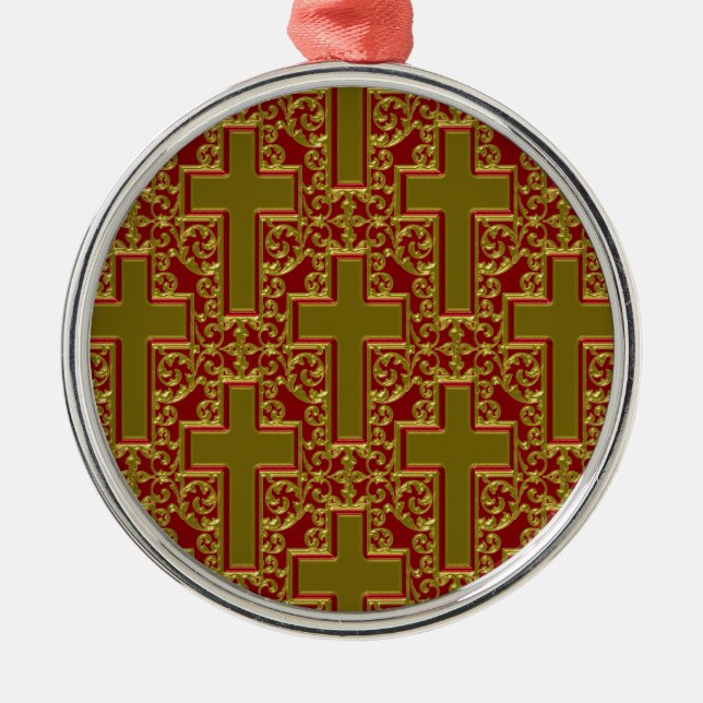 Ornate Kor Julgransprydnad Metall (Framsidan)
