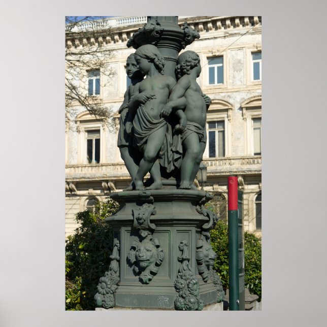 Ornate Lamp-bas Poster (Framsidan)
