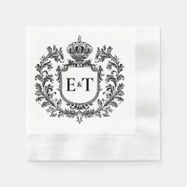 Ornate Laurel & Filigree Pappersservett