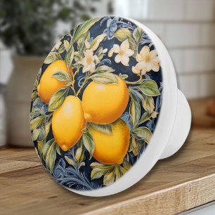 Ornate Lemons - marinkeramiskt knopp