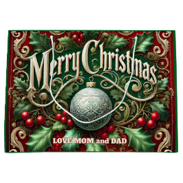 Ornate Merry Christmas Tree