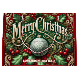 Ornate Merry Christmas Tree