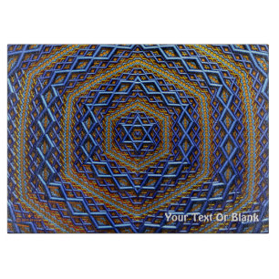 Ornate Metallic Magen David