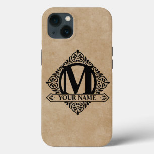 Ornate Monogram Design Fodral-Mate iphone case
