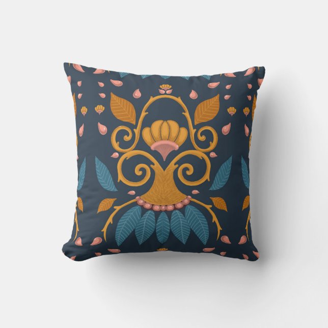 Ornate mönster Medieval stil cushion Kudde (Framsida)