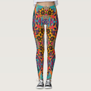 Ornate Östra: Grönt Decor of Luxury. Leggings