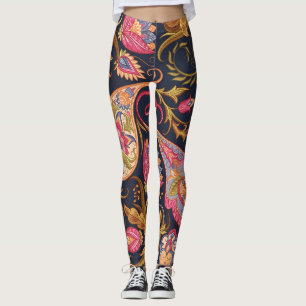 Ornate Paisley: Elegant Seamless Mönster. Leggings