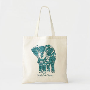 Ornate Patternate Elephant Art Vild and Free Tygkasse