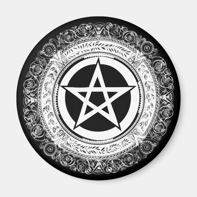 Ornate Pentacle Magnet (Framsidan)