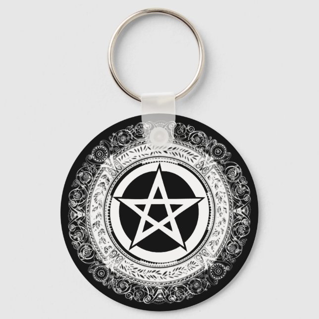 Ornate Pentacle Nyckelring (Framsida)