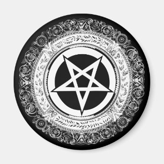 Ornate Pentagram Magnet