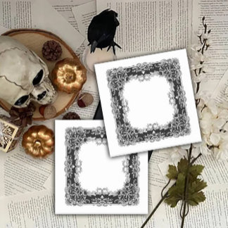 Ornate Period Design Framed Post-it Block