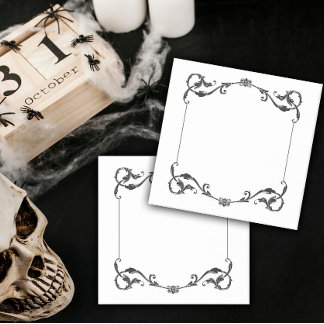 Ornate Period Design Framed Post-it Block