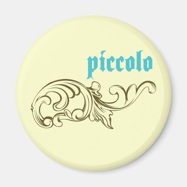 Ornate Piccolo Magnet (Framsidan)