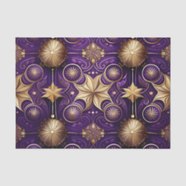 ORNATE PURPLE & GOLD CHRISTMAS FLOURISHES