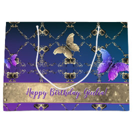Ornate Ro & Butterflies Gift Bag